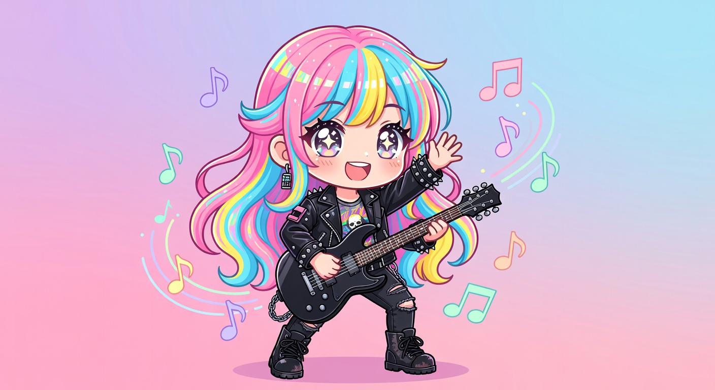 2D Chibi Musician art